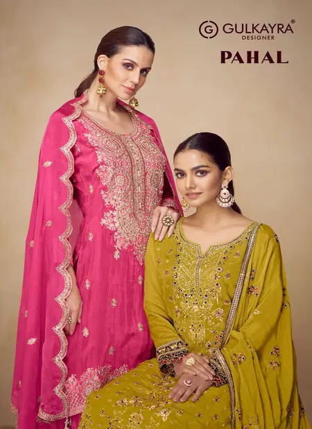 Pahal By Gulkayra Real Chinon Readymade Suits Wholesale Price In Surat